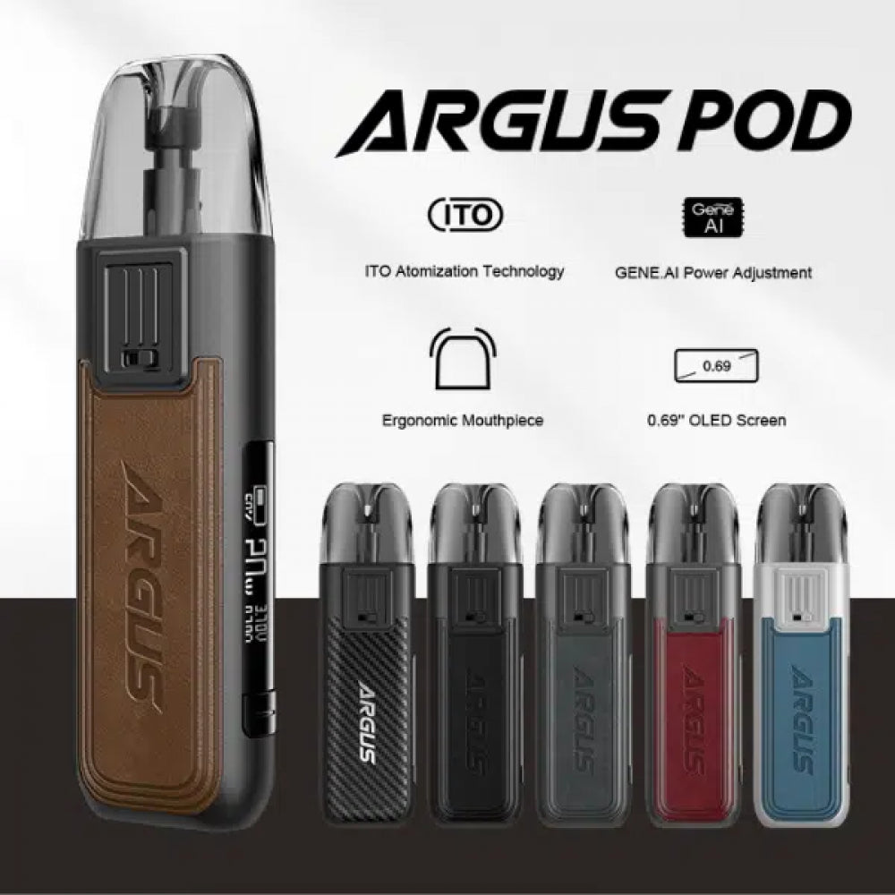 VOOPOO ARGUS POD 20 W KIT Bida Vape VOOPOO ARGUS POD 20 W KIT Bida Vape