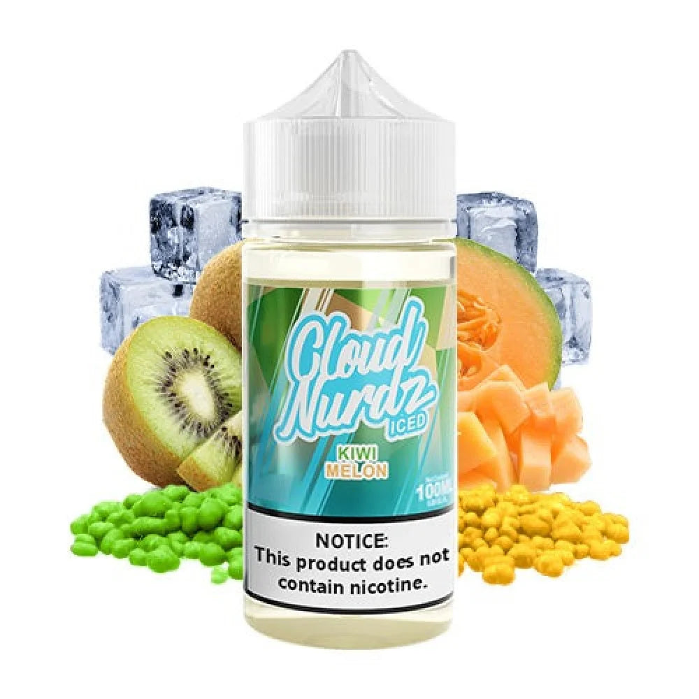 CLOUD NURDZ ICED KIWI MELON 100ML - FREEBASE Bida Vape CLOUD NURDZ ICED KIWI MELON 100ML - FREEBASE Bida Vape