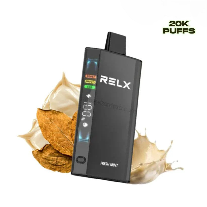 RELX 20000 Puffs Disposable Vape - Creamy Tobacco(50MG)