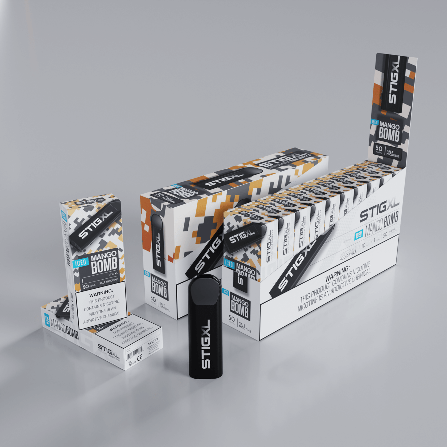 STIG XL ICED MANGO BOMB (50MG)