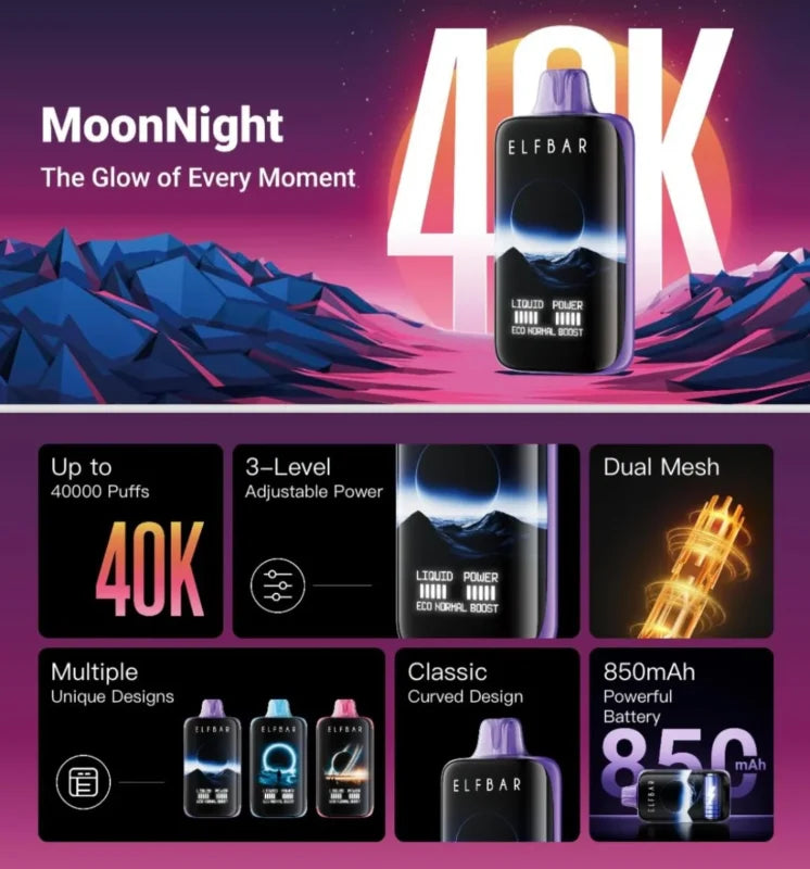 ELF BAR Moon Night 40000 (50MG)