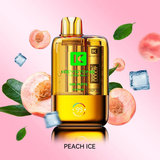 KEYSTONE CYBER TANK Peach Ice 40K(50Mg)