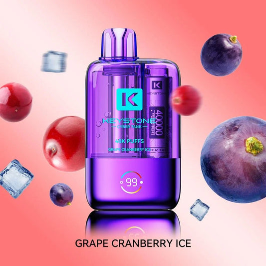 KEYSTONE CYBER TANK Grape Cranberry Ice 40K(50MG)