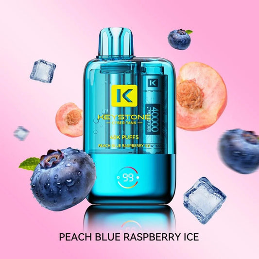 KEYSTONE CYBER TANK Peach Blue Raspberry Ice 40K(50MG)
