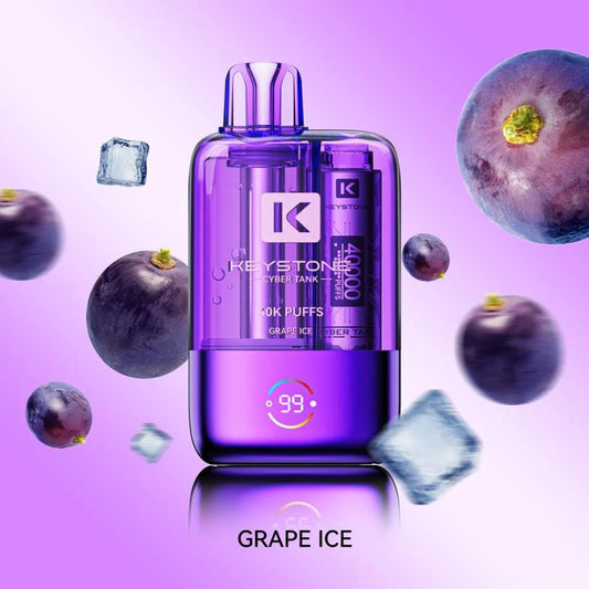 KEYSTONE CYBER TANK Grape Ice 40K(50MG)