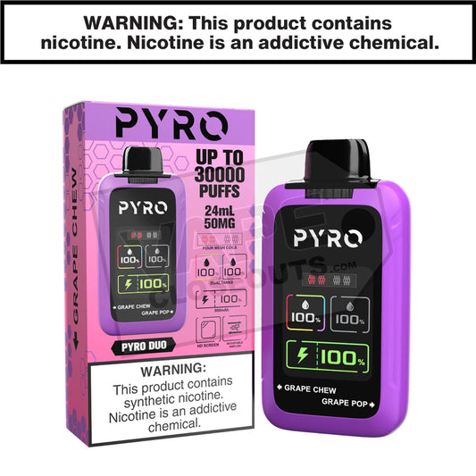 Pyro Duo 30K Grape Chew + Grape Ice