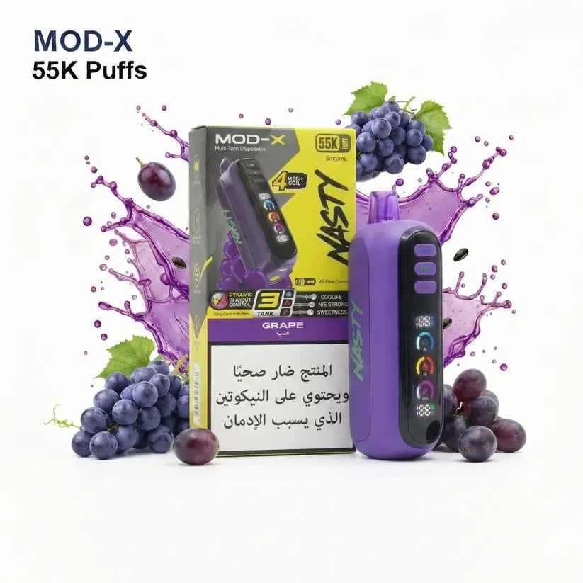 Nasty MOD-X 55K Disposable Vape (20MG)