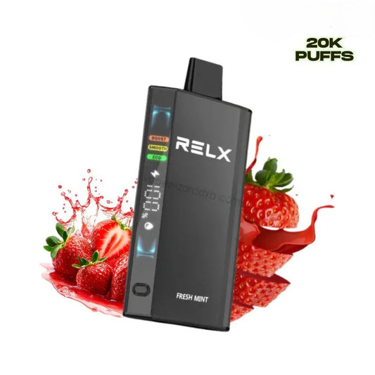 RELX 20000 Puffs Disposable Vape - Strawberry Burst (50MG)
