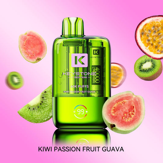 KEYSTONE CYBER TANK Kiwi Passion Fruit Guava  40K(50MG)
