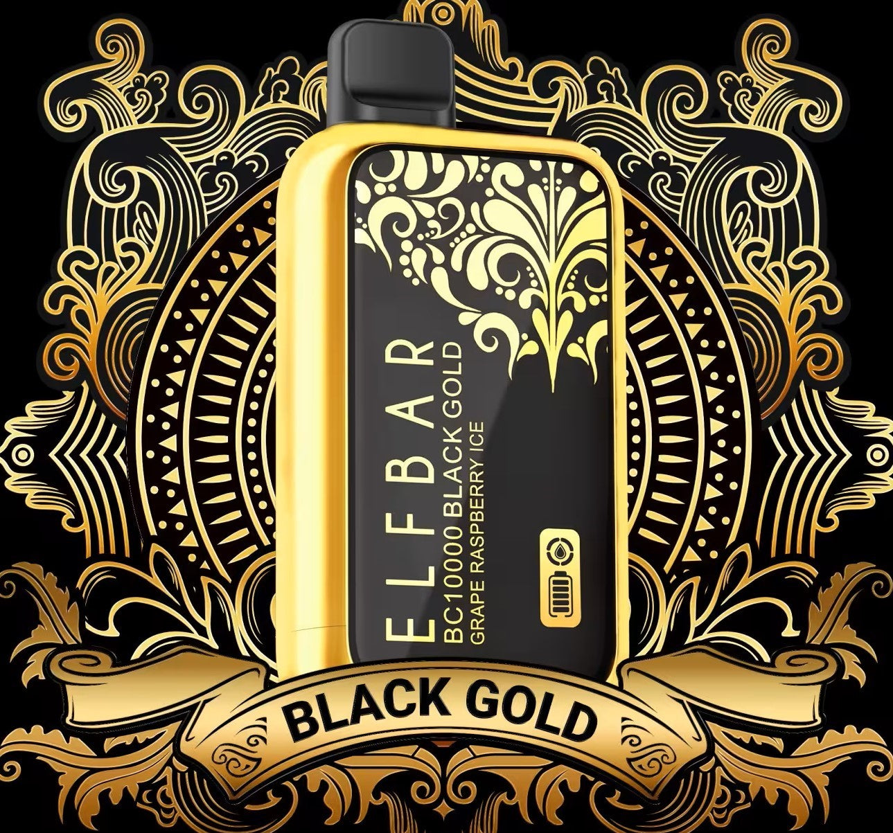 ELFBAR BC10000 BLACK GOLD (50MG)