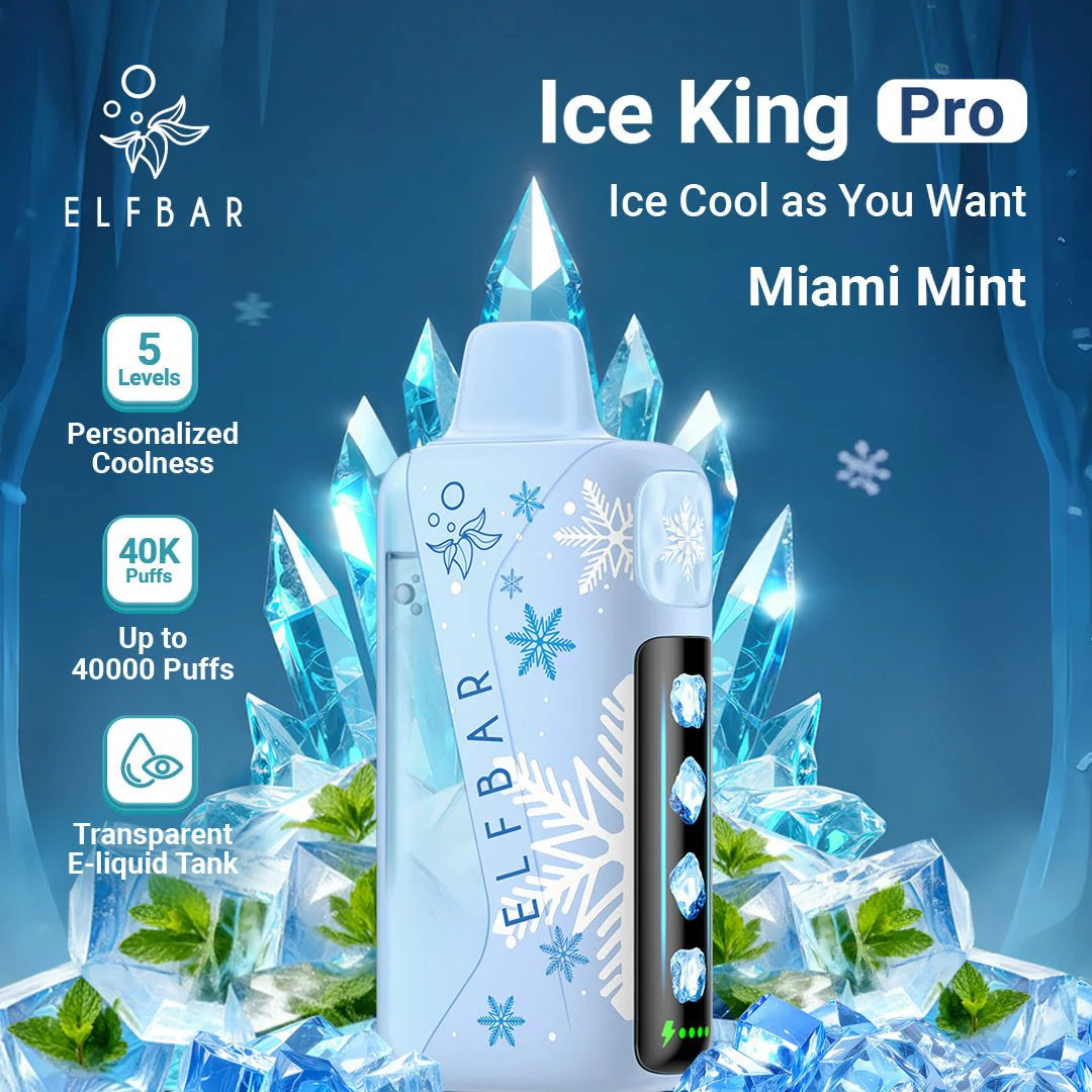 ELFBAR ELFBAR Ice King Pro Disposable Vape Winter Edition(50MG)