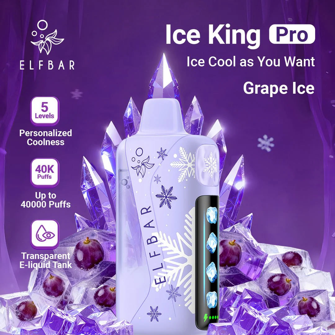 ELFBAR ELFBAR Ice King Pro Disposable Vape Winter Edition(50MG)