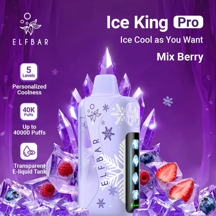 ELFBAR ELFBAR Ice King Pro Disposable Vape Winter Edition(50MG)