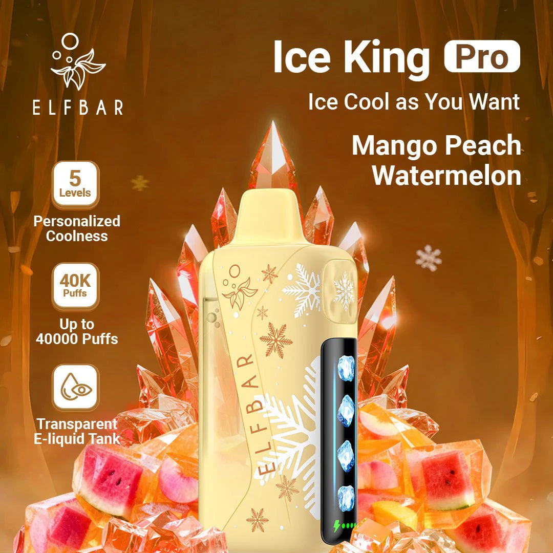 ELFBAR ELFBAR Ice King Pro Disposable Vape Winter Edition(50MG)