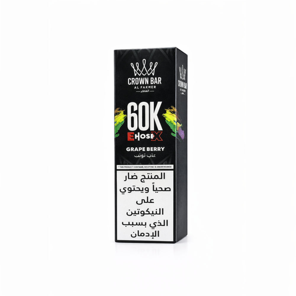 CROWN BAR ALFAKHER EHOSEX 60K PUFFS (6MG)