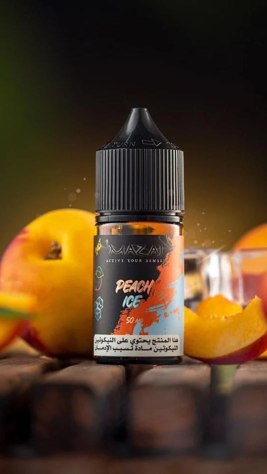 MAZAJ PEACH ICE SALT NICOTINE 30ML
